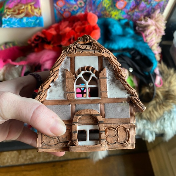 Handmade Pottery Candle House